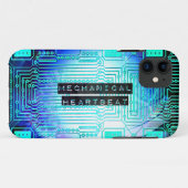 Mechanischer Herzschlag-Fall einfach Case-Mate iPhone Hülle (Rückseite (Horizontal))