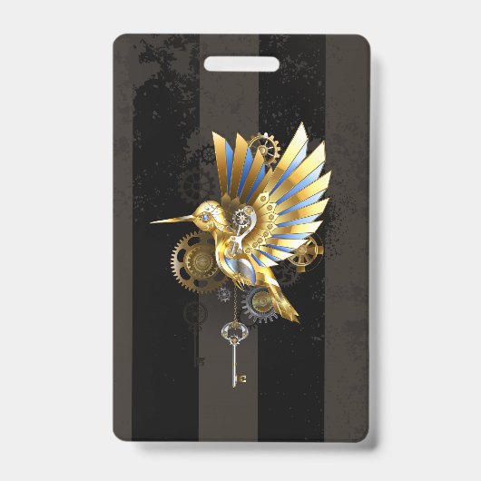 Mechanischer Hummingvogel Ausweis (Vorderseite)