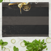 Mechanischer Hummingvogel Geschirrtuch (Gefaltet)