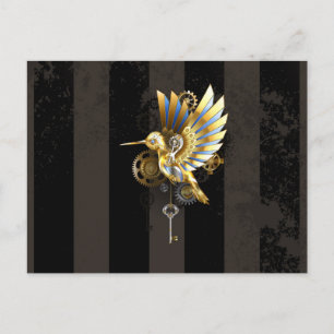 Mechanischer Hummingvogel Postkarte