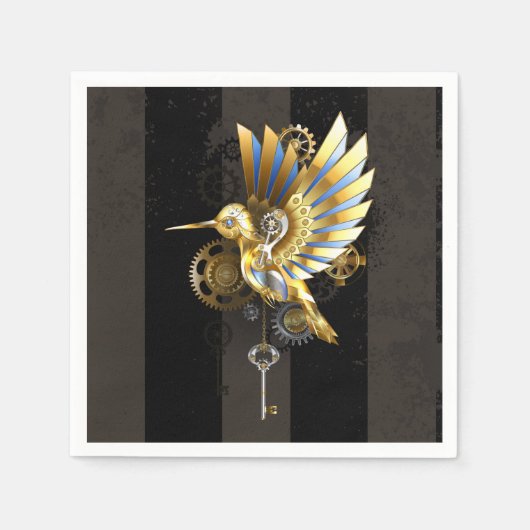 Mechanischer Hummingvogel Serviette (Vorderseite)