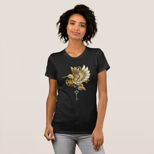 Mechanischer Hummingvogel T-Shirt (Vorne ganz)