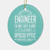 Mechanischer Ingenieur nach der Apokalyptischen Üb Keramik Ornament (Links)