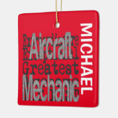 Mechanischer Luftfahrtexperordinator CUSTOM Keramikornament (Links)