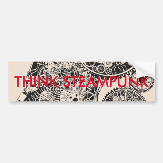 Mechanischer Mann Autoaufkleber (Vorne)