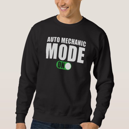 Mechanischer Modus des Auto im Auto Sweatshirt (Vorderseite)