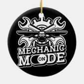 Mechanischer Modus im Luftfahrzeug-Ingenieur-Flugz Keramik Ornament (Hinten)