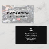 Mechanischer Motor Visitenkarte (Vorne/Hinten)