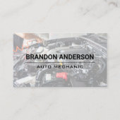 Mechanischer Motor Visitenkarte (Vorderseite)