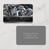Mechanischer Motor von Motorrädern für Metallkonst Visitenkarte (Vorne/Hinten)