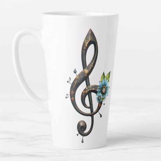 Mechanischer Notenschlüssel Milchtasse (Links)