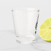 Mechanischer Notenschlüssel  Schnapsglas (Links)