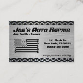 Mechanischer Reparaturservice für das Auto von Wer Visitenkarte (Vorderseite)