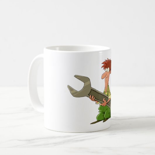 Mechanischer Riesenspanner Kaffeetasse (Vorderseite Links)