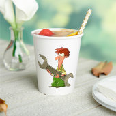 Mechanischer Riesenspanner Pappbecher