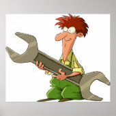 Mechanischer Riesenspanner Poster (Vorne)