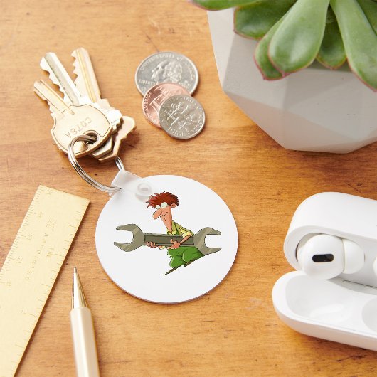 Mechanischer Riesenspanner Schlüsselanhänger