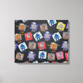 Mechanischer Roboter-Cartoon Leinwanddruck (Vorderseite)