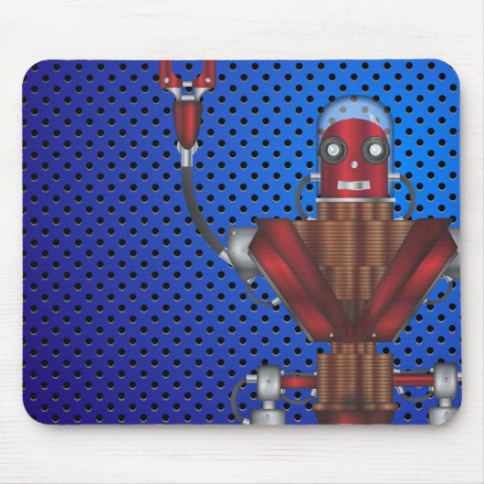 Mechanischer Roboter-Cartoon Mousepad (Vorne)