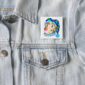 Mechanischer "romantischer Clown" mit einem liebli Button (Beispiel)