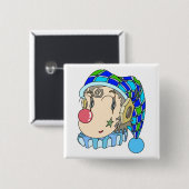 Mechanischer "romantischer Clown" mit einem liebli Button (Vorne & Hinten)