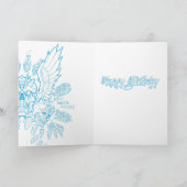 Mechanischer Schädel Geburtstag Karte (Innenseite)