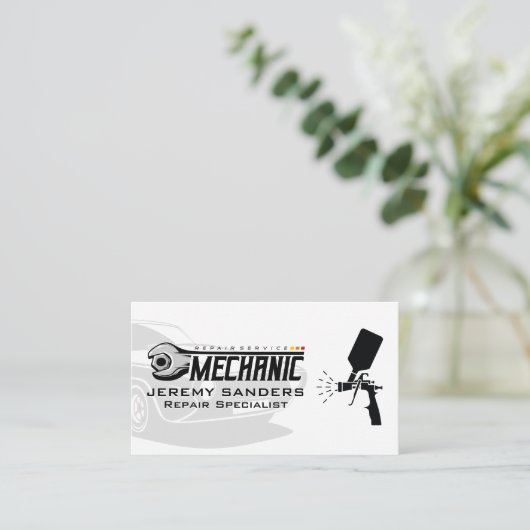 Mechanischer Schraubendreher Visitenkarte (Stehend Vorderseite)