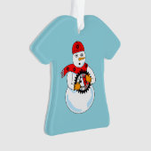 Mechanischer Snowman Ornament (Vorderseite)