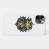"Mechanischer Sprung: Der Steampunk-Grüner Frosch" Case-Mate iPhone Hülle (Rückseite (Horizontal))
