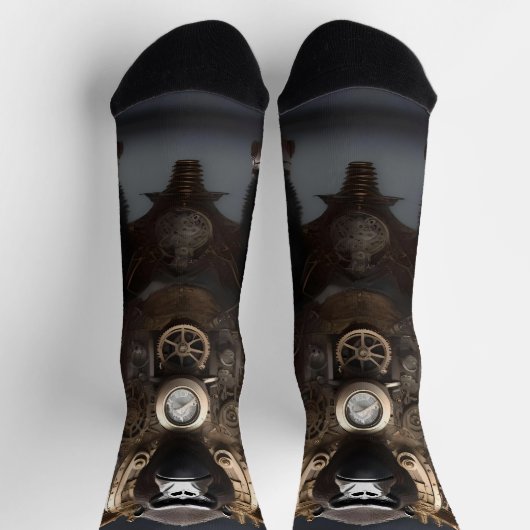 Mechanischer Steampunked Gorilla, Socken (Oben)
