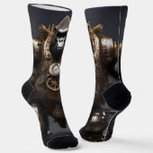 Mechanischer Steampunked Gorilla, Socken (Gewinkelt)
