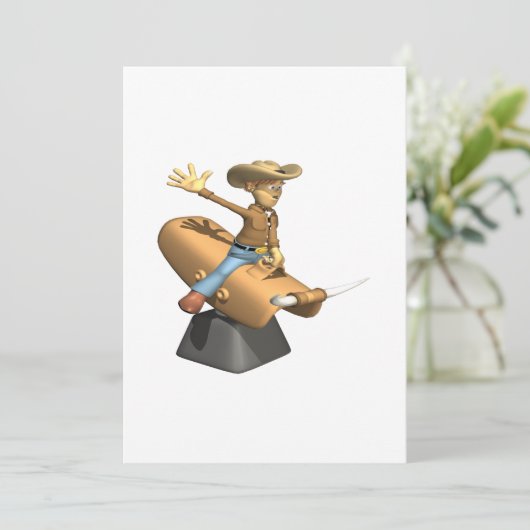 Mechanischer Stier Einladung (Stehend Vorderseite)