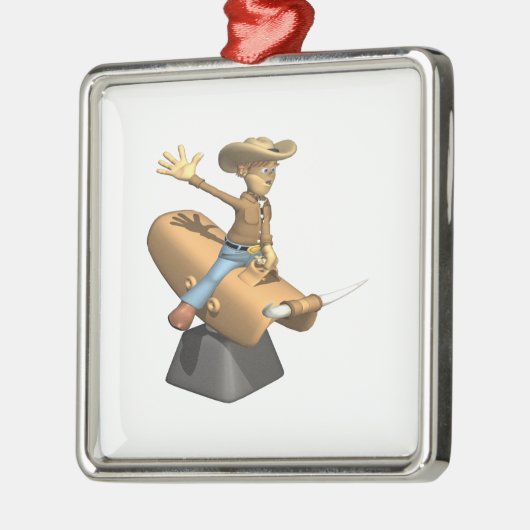 Mechanischer Stier Silbernes Ornament (Links)