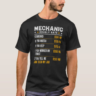 Mechanischer Stundenlohn T-Shirt