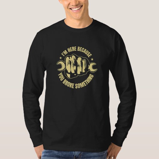 Mechanischer Stundenlohn T-Shirt (Vorderseite)