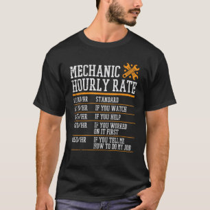 Mechanischer Stundensatz Funny Car Typ Automotive T-Shirt