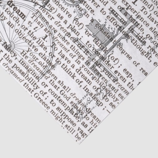 Mechanischer Traum Seidenpapier (Detail)