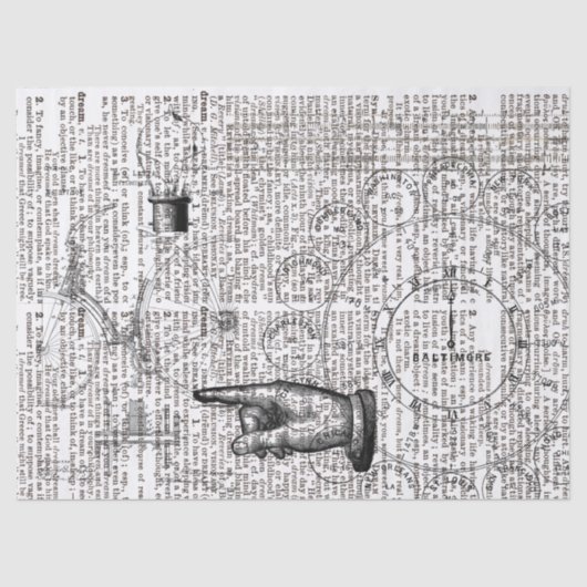 Mechanischer Traum Seidenpapier (Vorderseite)