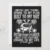 Mechanischer Typ an meine Nut Kolben bis zu meinem Einladung (Rückseite)