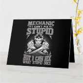 Mechanischer Typ I Cant Fix Stupid Karte (Gelbe Blume)