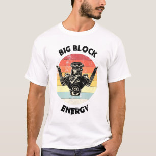 Mechanischer Typ von Autos mit großer Blockenergie T-Shirt
