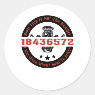 Mechanischer V8 Motor Lüfterwagen 8 Zylinder Zündu Runder Aufkleber