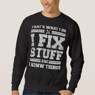 Mechanischer Vater für Männer Das ist, was ich mac Sweatshirt