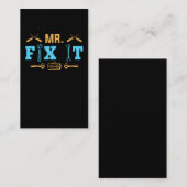 Mechanischer Vater Handwerker Funny Repgend Visitenkarte (Vorne/Hinten)