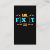 Mechanischer Vater Handwerker Funny Repgend Visitenkarte (Vorderseite)