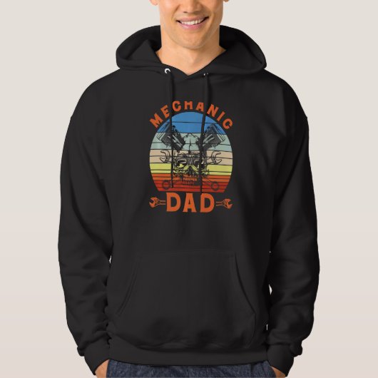 Mechanischer Vater Hoodie (Vorderseite)