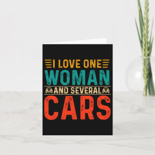 Mechanischer Vater I Liebe 1 Frau und mehrere Auto Karte