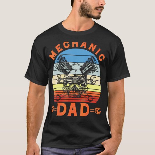 Mechanischer Vater T-Shirt (Vorderseite)