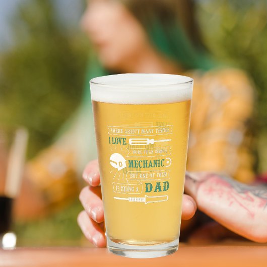 Mechanischer Vater | Vatertag Glas