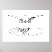 Mechanischer Vogel Poster (Vorne)